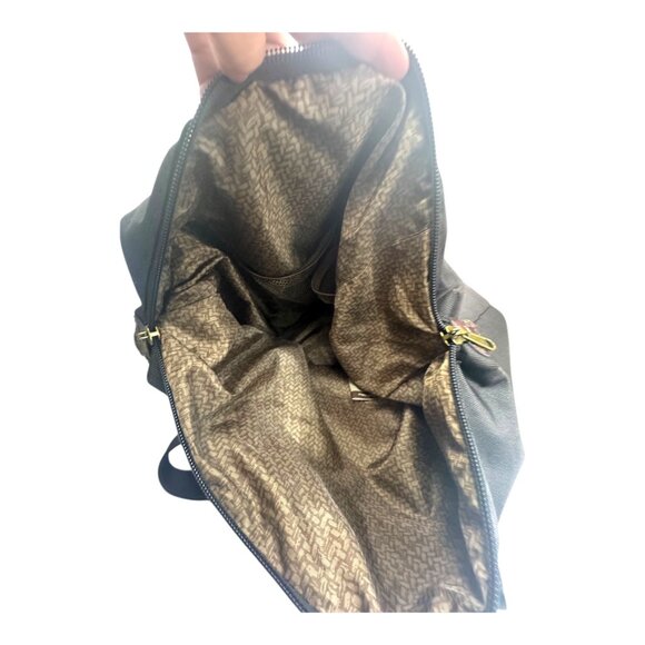 Tommy Bahama Carry-On/Beach Canvas Brown Duffle Tote Bag Leather Bag Paradise - Picture 11 of 12